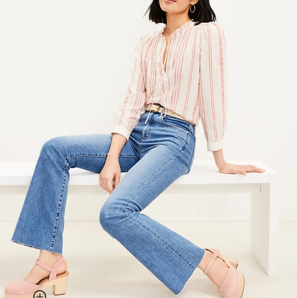 NWT LOFT Modern Flare Jeans